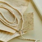 Vintage Natural Long Pearl Necklace Multi-ayer Sweater Chain - Gembea Jewelry