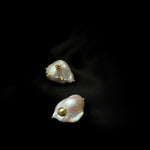 Vintage Natural Baroque Pearl Stud Earrings