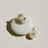 Vintage Natural Baroque Pearl Stud Earrings gembea jewelry