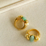 Vintage Natural Stone Ring - Gembea Jewelry