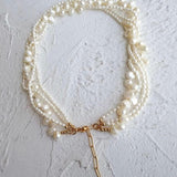 Vintage Natural Pearl Multilayer Necklace - Gembea Jewelry