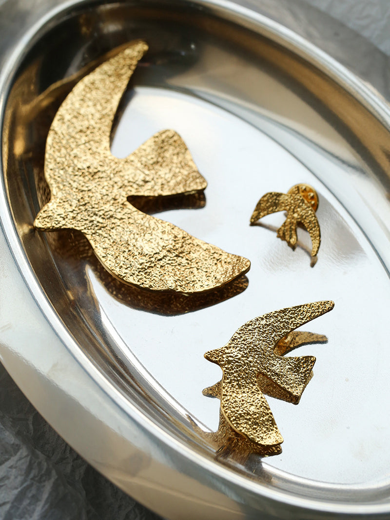 Vintage Peace Dove Brooch gembea jewelry