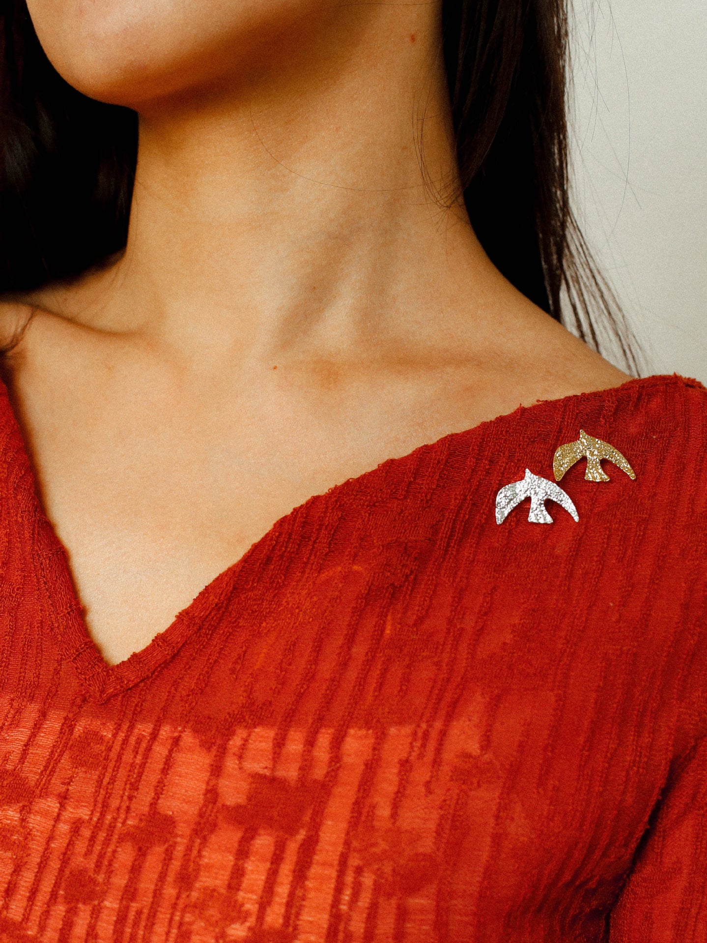 Vintage Peace Dove Brooch gembea jewelry