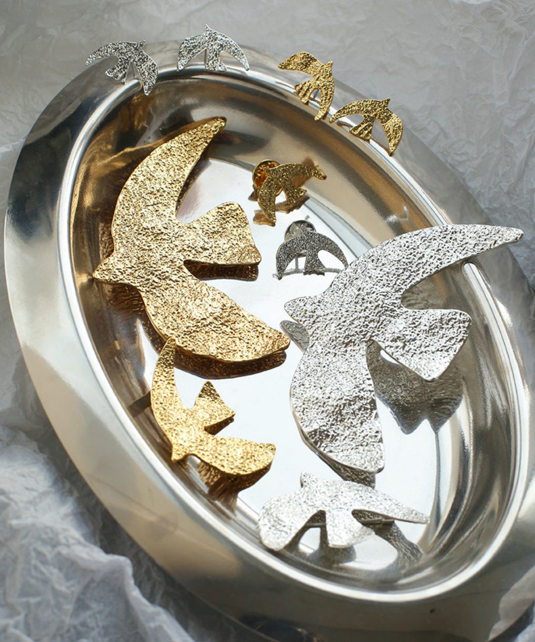 Vintage Peace Dove Brooch gembea jewelry