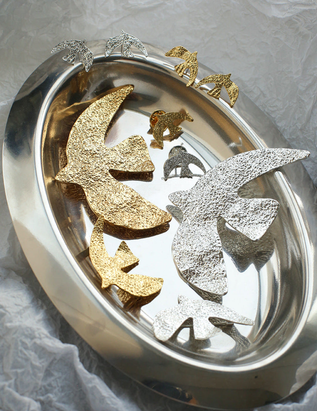 Vintage Peace Dove Brooch gembea jewelry