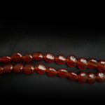 Vintage Red Agate Baroque Pearl Necklace gembea jewelry