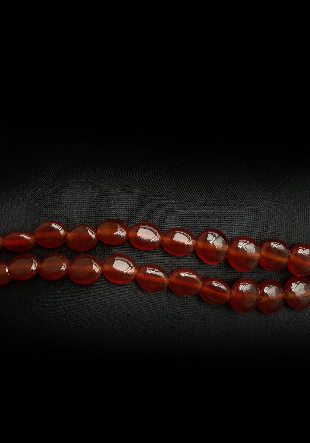 Vintage Red Agate Baroque Pearl Necklace gembea jewelry