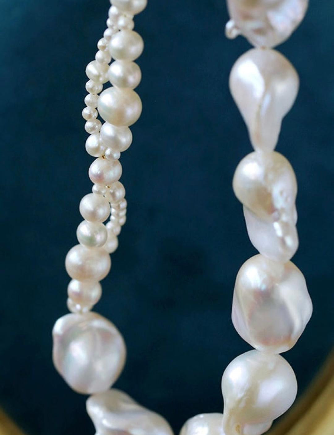 Shaped Baroque Pearl Necklace - Gembea Jewelry