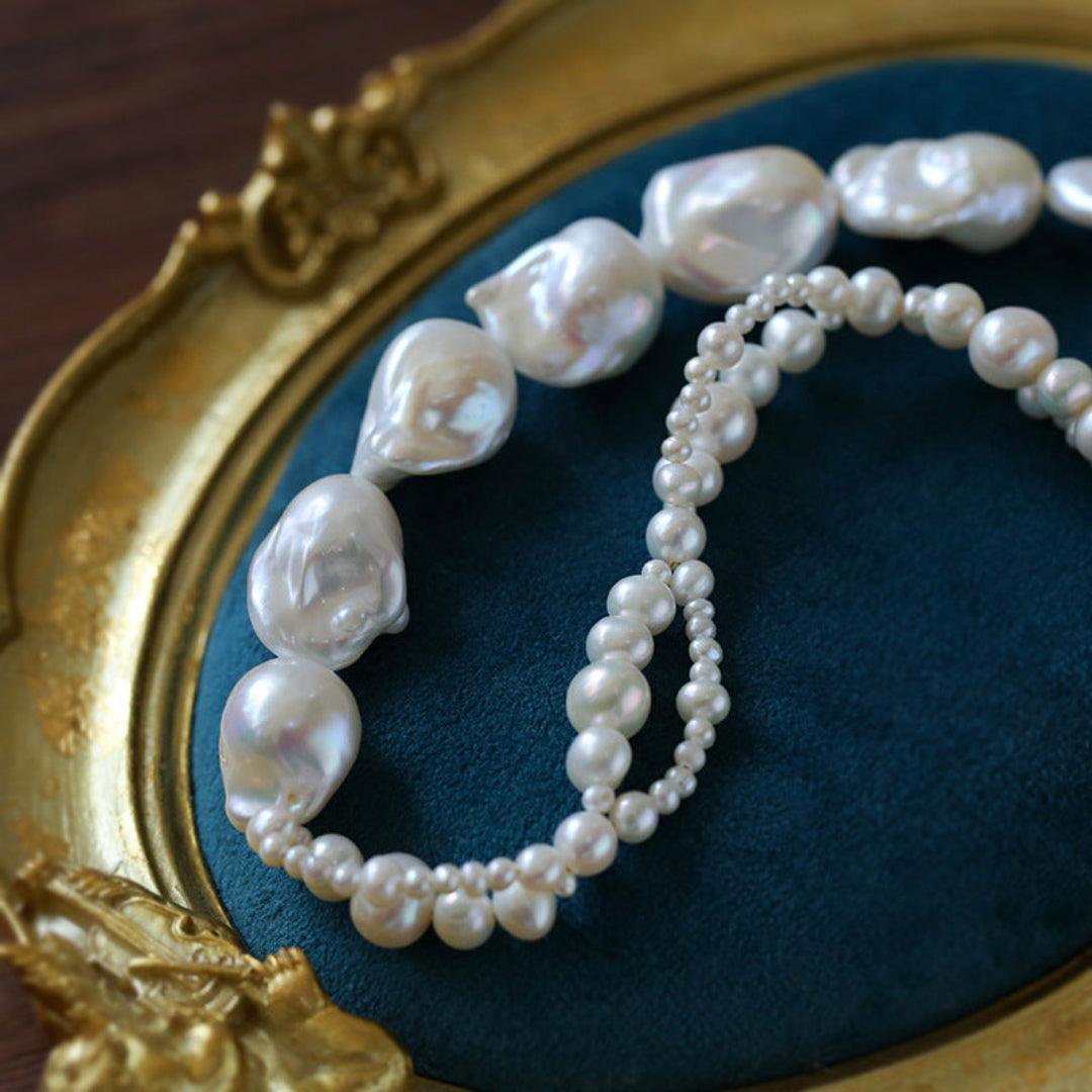 Shaped Baroque Pearl Necklace - Gembea Jewelry