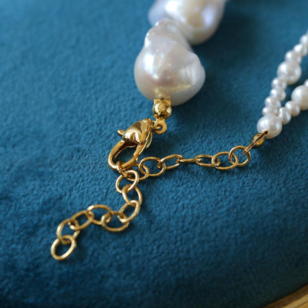 Shaped Baroque Pearl Necklace - Gembea Jewelry