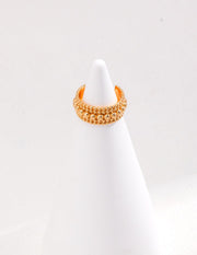Vintage Small Round Bead Sterling Silver Ring - Gembea Jewelry