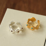 Vintage Tribal Coin Open Ring gembea jewelry