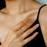 Vintage Tribal Coin Open Ring gembea jewelry