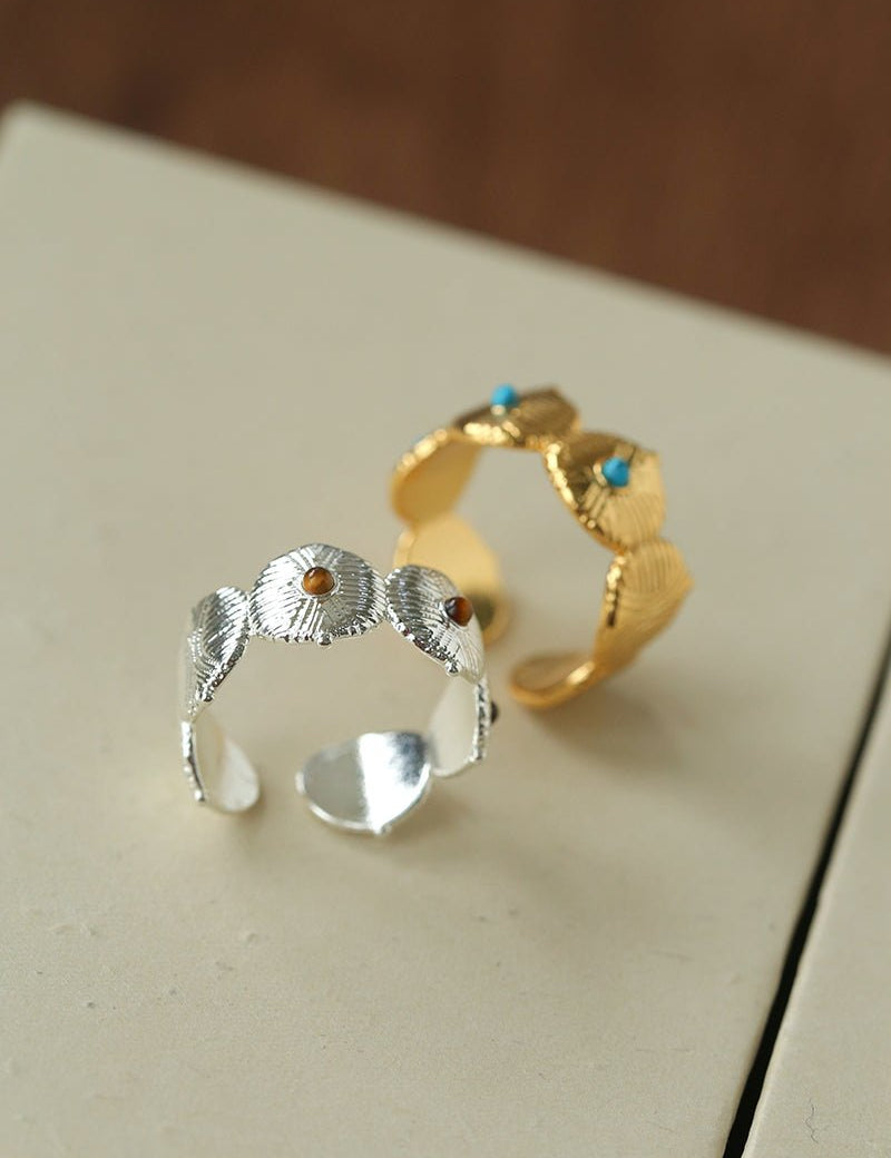 Vintage Tribal Coin Open Ring gembea jewelry