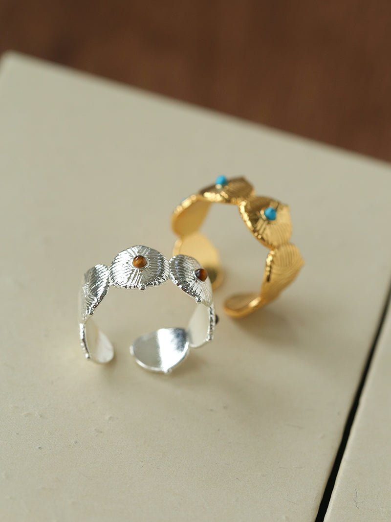 Vintage Tribal Coin Open Ring gembea jewelry