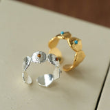 Vintage Tribal Coin Open Ring gembea jewelry