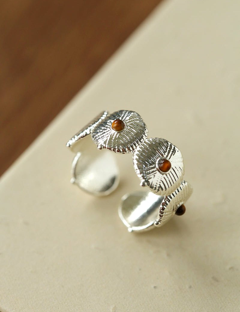 Vintage Tribal Coin Open Ring gembea jewelry