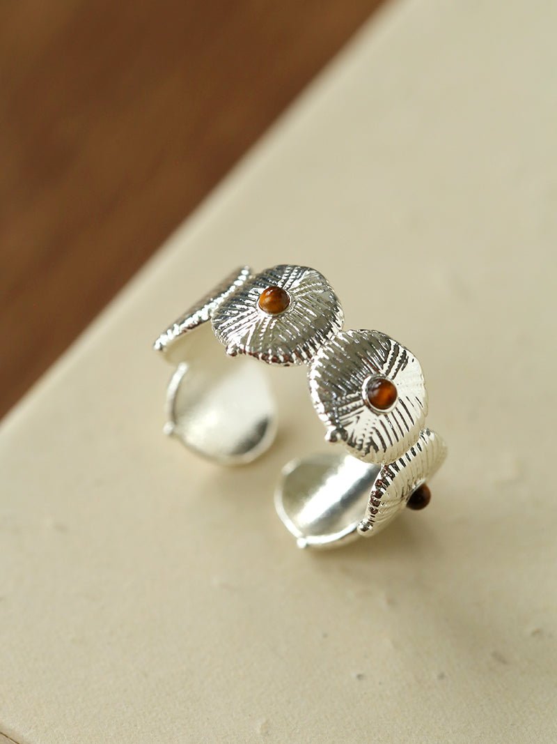 Vintage Tribal Coin Open Ring gembea jewelry