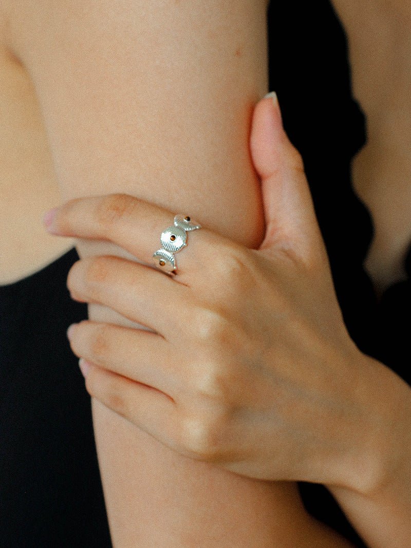 Vintage Tribal Coin Open Ring gembea jewelry