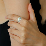 Vintage Tribal Coin Open Ring gembea jewelry