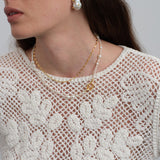 Viva Natural Baroque Pearl Stud Earrings gembea jewelry