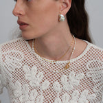 Viva Natural Baroque Pearl Stud Earrings gembea jewelry