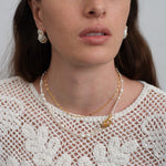 Viva Natural Baroque Pearl Stud Earrings gembea jewelry