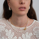 Viva Natural Baroque Pearl Stud Earrings gembea jewelry