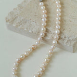 Wrinkled Baroque pearl Beaded Necklace - Gembea Jewelry