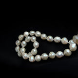 Wrinkled Baroque pearl Beaded Necklace gembea jewelry