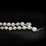 Wrinkled Baroque pearl Beaded Necklace gembea jewelry