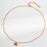 Zircon Gemstone Pendant Chain Necklaces - Gembea Jewelry
