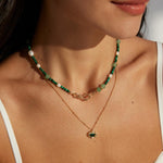 Zircon Gemstone Pendant Chain Necklaces - Gembea Jewelry