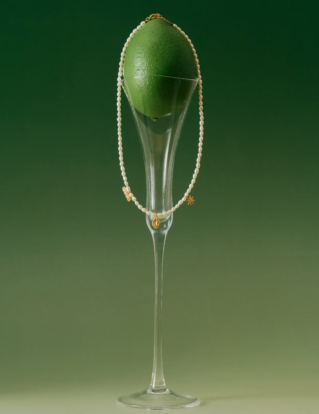 Zircon Natural Pearl Beaded Choker Necklace gembea jewelry