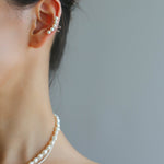 Balance Beam Freshwater Pearl Single Ear Clip gembea jewelry