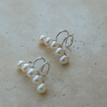Balance Beam Freshwater Pearl Single Ear Clip gembea jewelry