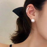 Balance Beam Freshwater Pearl Single Ear Clip gembea jewelry