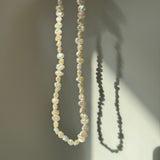 Irregular Baroque Pearl Beaded Necklace gembea jewelry