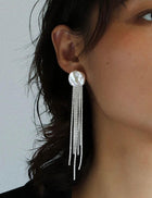 Galaxy Falls Series Baroce Petal Pearl Серьги