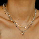 Beach Colorful Natural Stone Beaded Necklace Gembea jewelry