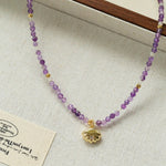 Beach Colorful Natural Stone Beaded Necklace Gembea jewelry