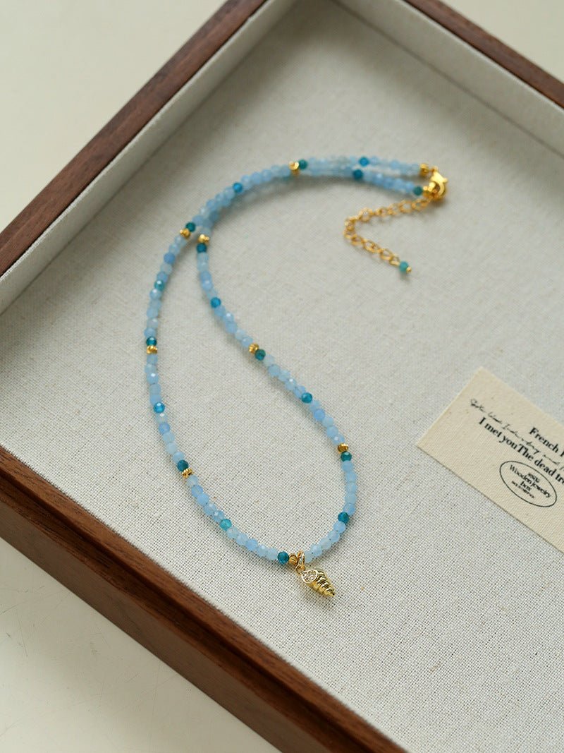 Beach Colorful Natural Stone Beaded Necklace Gembea jewelry