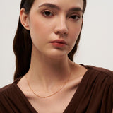 Minimalist Simple Gold Chain Necklace gembea jewelry