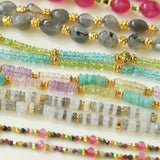 Gioia perle bianche Moonstone Perle Collana