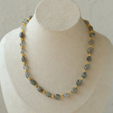 Joy Beads Gray Moonstone Beads Necklace