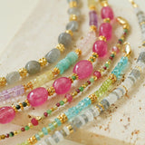 Joy Beads Gray Moonstone Bracelet