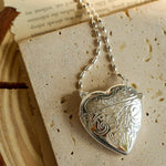 Love Bag Long Chain Heart Pendant Necklace-Gembea Jewelry