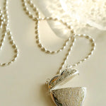 Love Bag Long Chain Heart Pendant Necklace-Gembea Jewelry