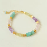 Joy Beads Olive Crystal Bracelet