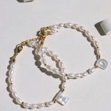 Freshwater Pearl 26-Letter Name Bracelet-Gembea Jewelry